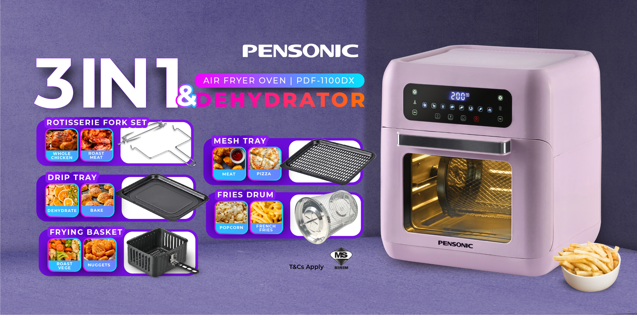 Pensonic air fyer 