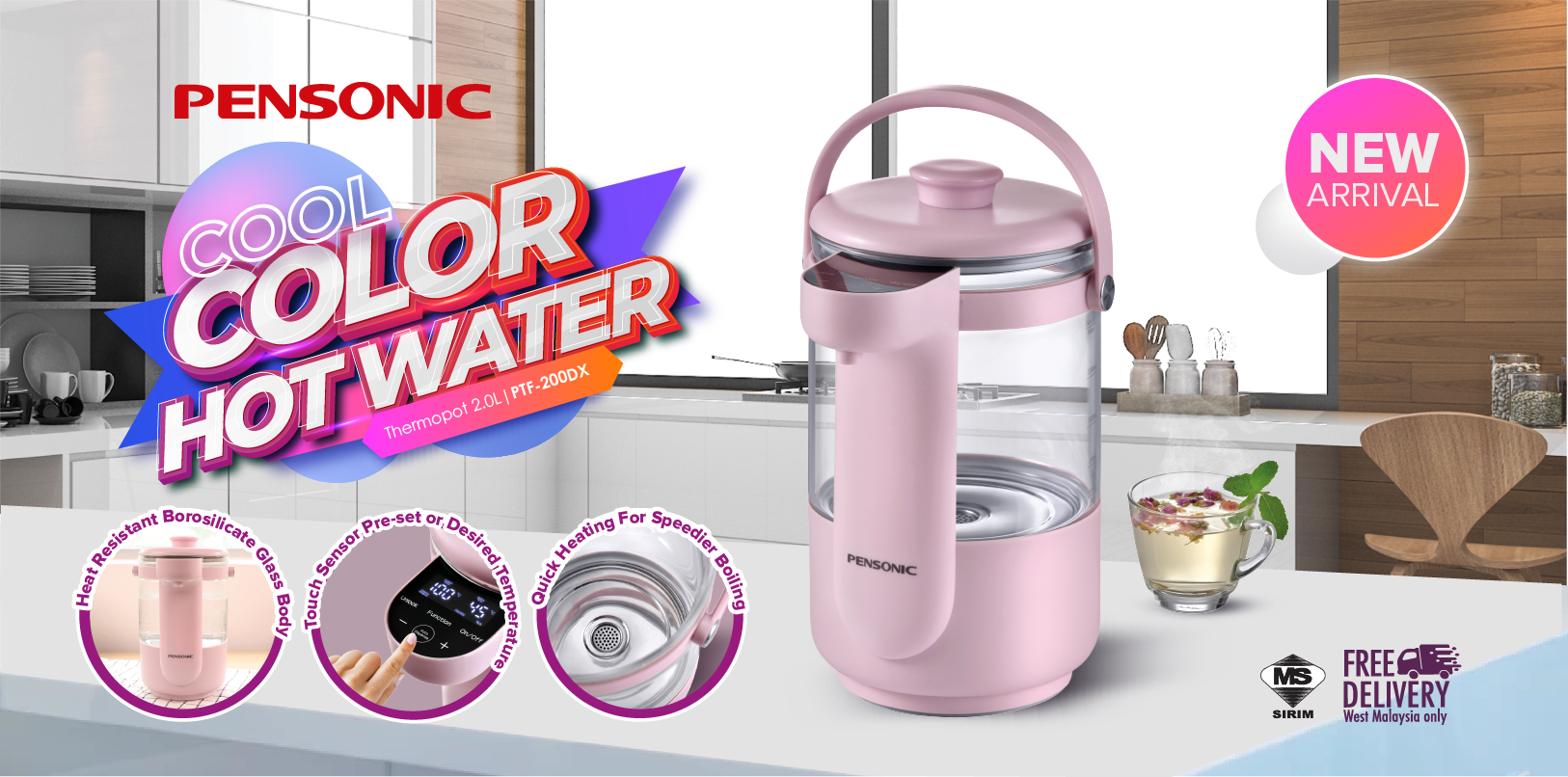 Pensonic Thermo Pot 2L _PTF-200DX