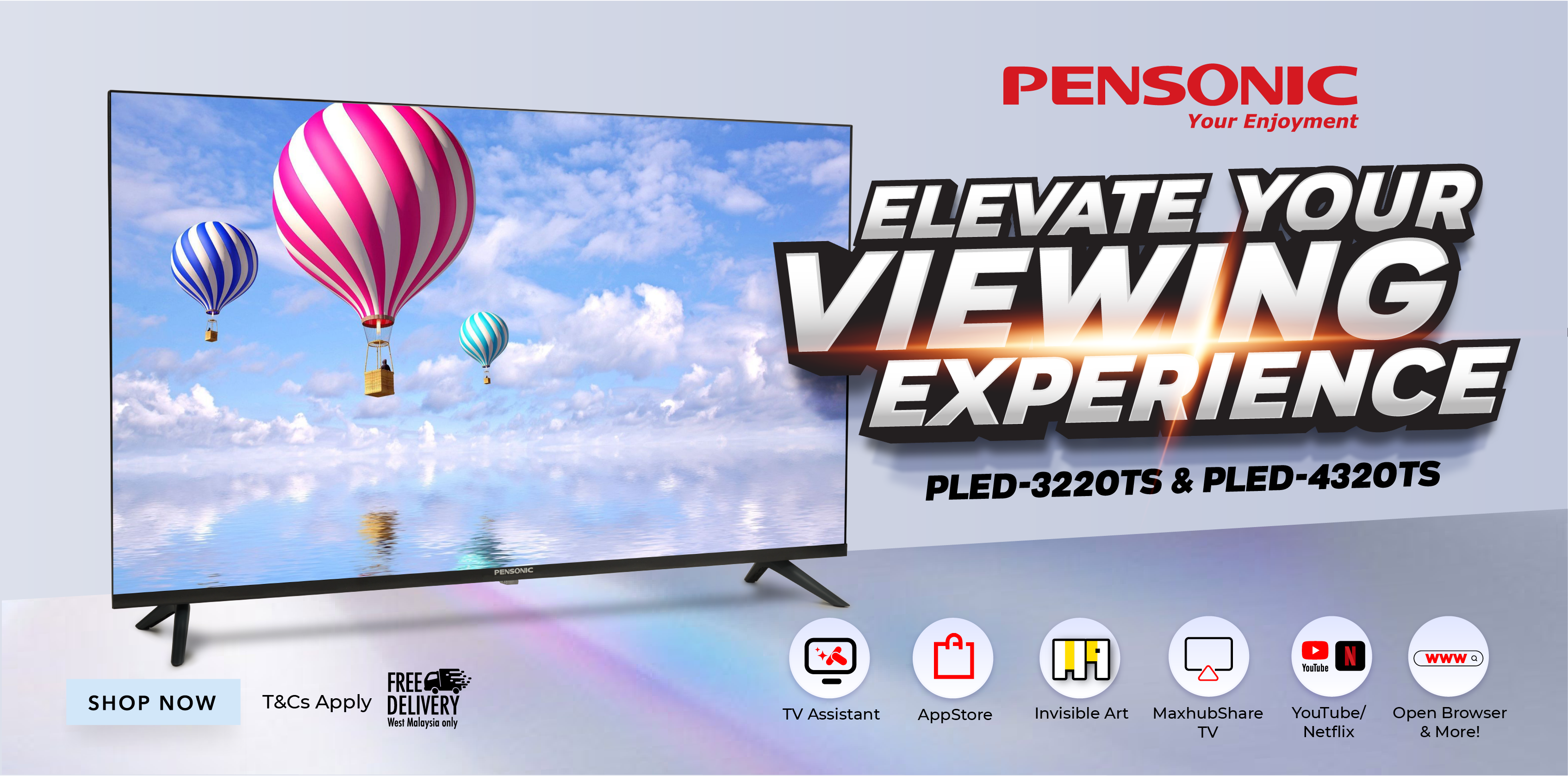 Pensonic Smart LED TV 