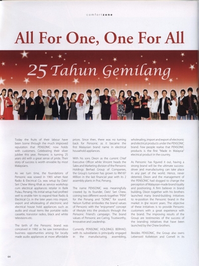 All For One, One for All