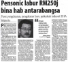 Pensonic Labur RM250J Bina Hab Antarabangsa