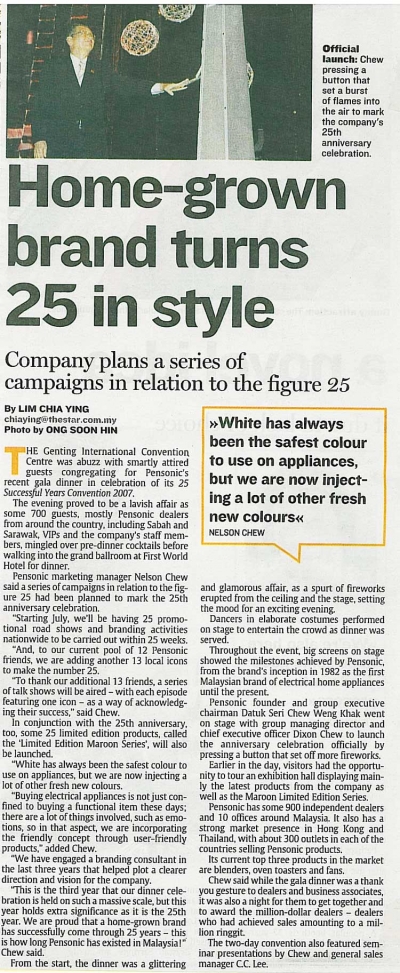 Home-grown Brand Turns 25 In Style