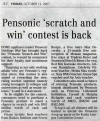 PENSONIC &#039;Scratch and Win&#039; contest is back