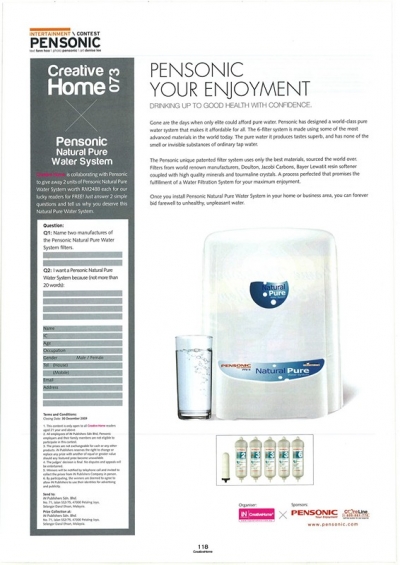 Pensonic Nature Pure Water System