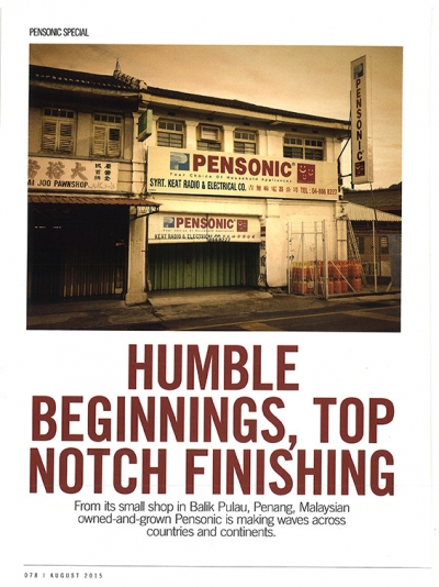 Humble Beginnings, Top Notch Finishing