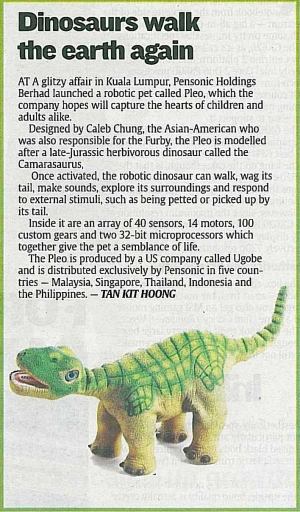 Dinosours walk the earth again