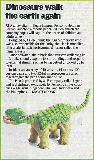 Dinosours walk the earth again
