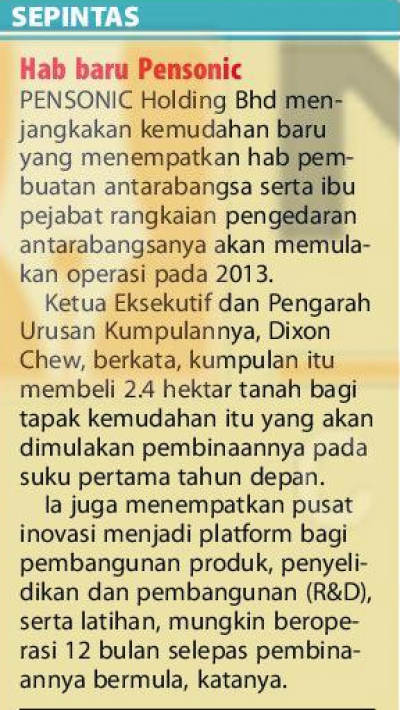 Hab Baru Pensonic