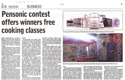 Pensonic Contest offers winners free cooking classes