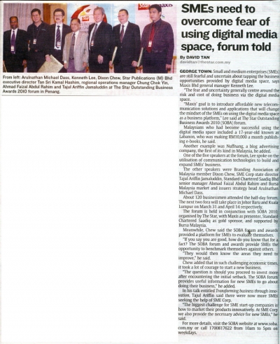 SMEs need to overcome fear of using digital media space, forum told
