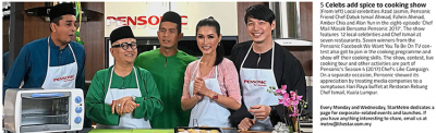 5 Celebs add spice to cooking show
