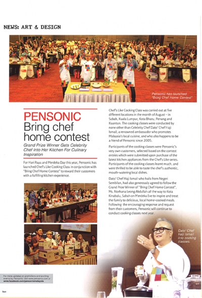 Pensonic Bring chef home contest