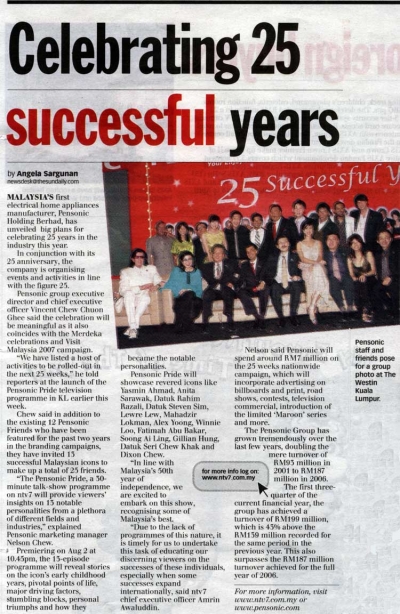 Celebrating 25 successful years