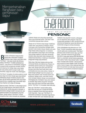 Memperkenalkan Rangkaian Baru Perkakasan Dapur Chef Room Pensonic