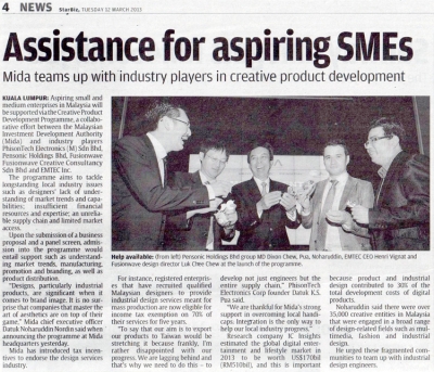 Assistance for aspiring SMEs
