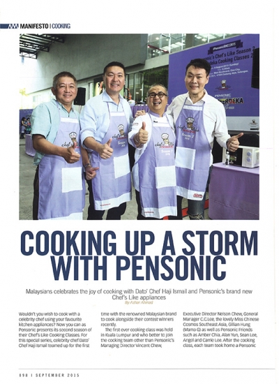 Cooking up a storm with Pensonic