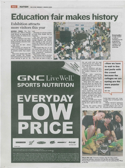Education fair makes history