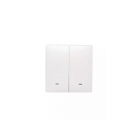 Toush Smart Switch WHITE 2 Gang Without Neutral C/W Smartphone App, Scheduling| T891201SS-ZBS(WH)