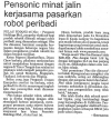 Pensonic minat jalin kerjasama pasarkan robot peribadi
